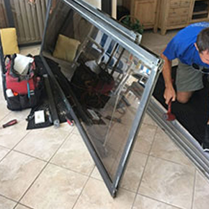sliding glass door frame repair Rancho Palos Verdes